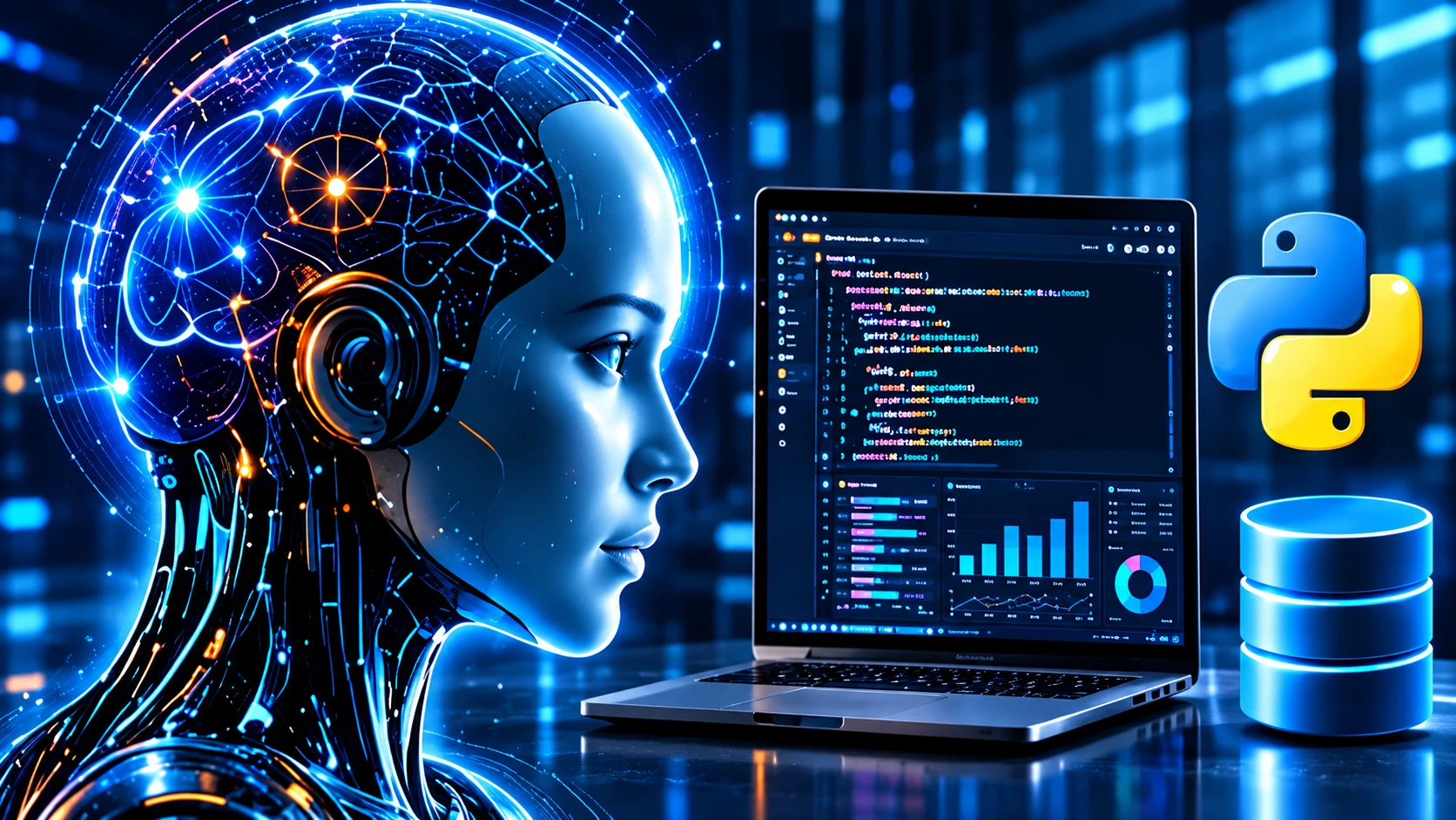 Artificial Intelligence Learning Path – Python Programming & SQL course cover